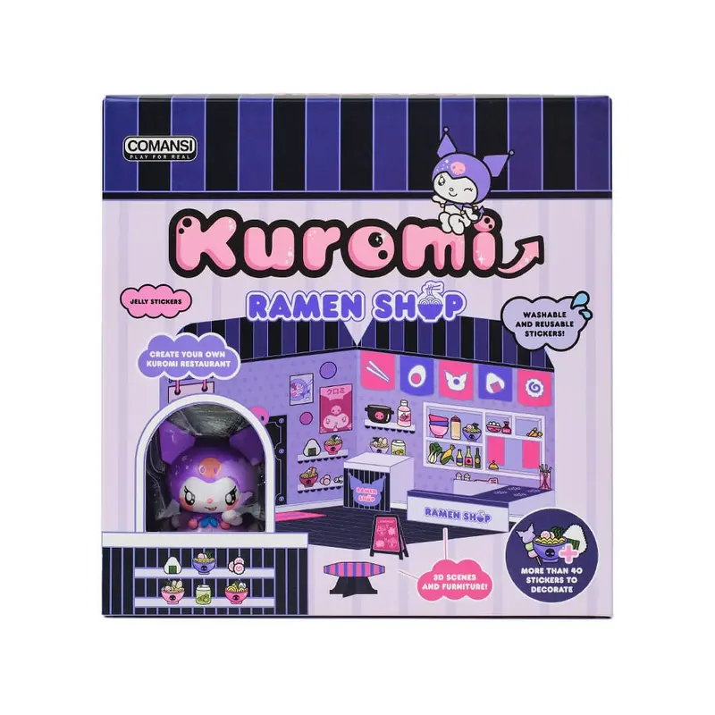 🧪 LAB | SU ORDINAZIONE Hello Kitty and Friends Mini figure Sticker House Kuromi Ramen Shop