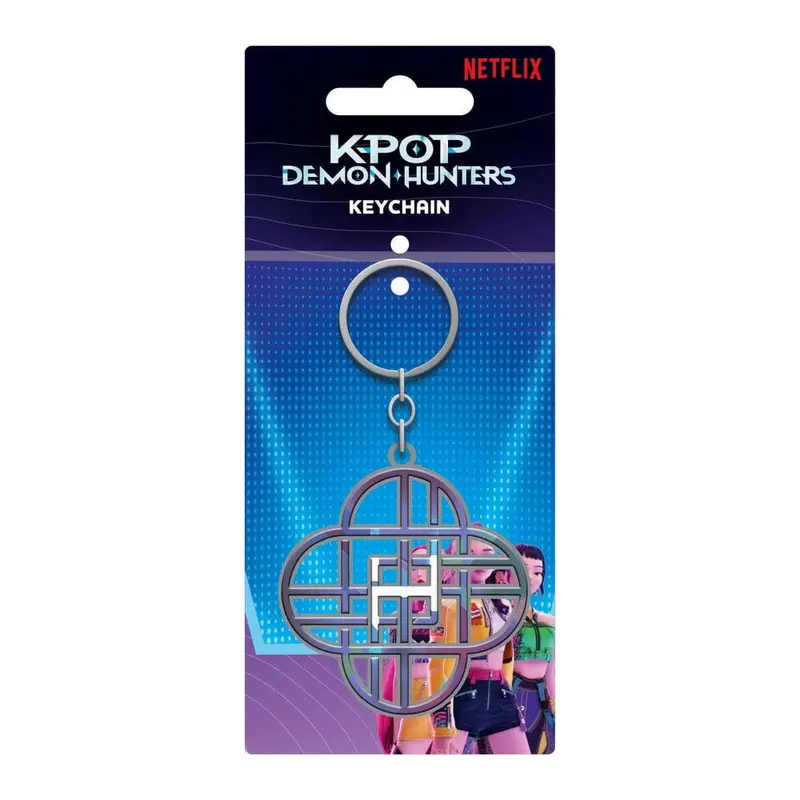 🧪 LAB | SU ORDINAZIONE KPop Demon Hunters Metal Keychain Huntrix