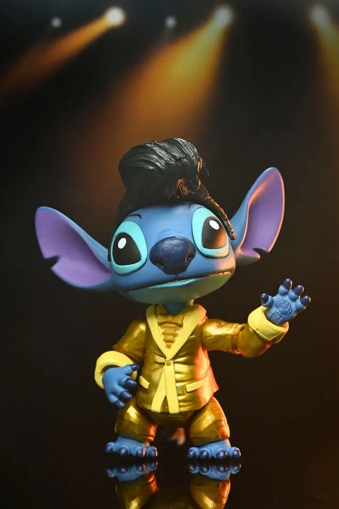 🧪 LAB | SU ORDINAZIONE Lilo & Stitch Action Figure Ultimate Gold Suit Elvis Stitch 18 cm