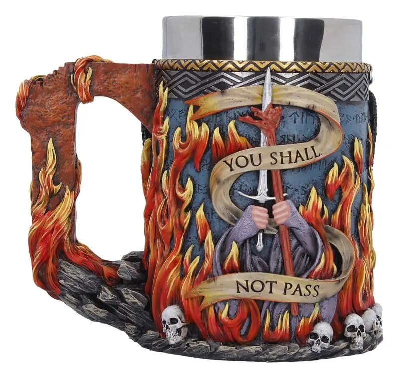 🧪 LAB | SU ORDINAZIONE Lord Of The Rings Tankard Balrog 15 cm