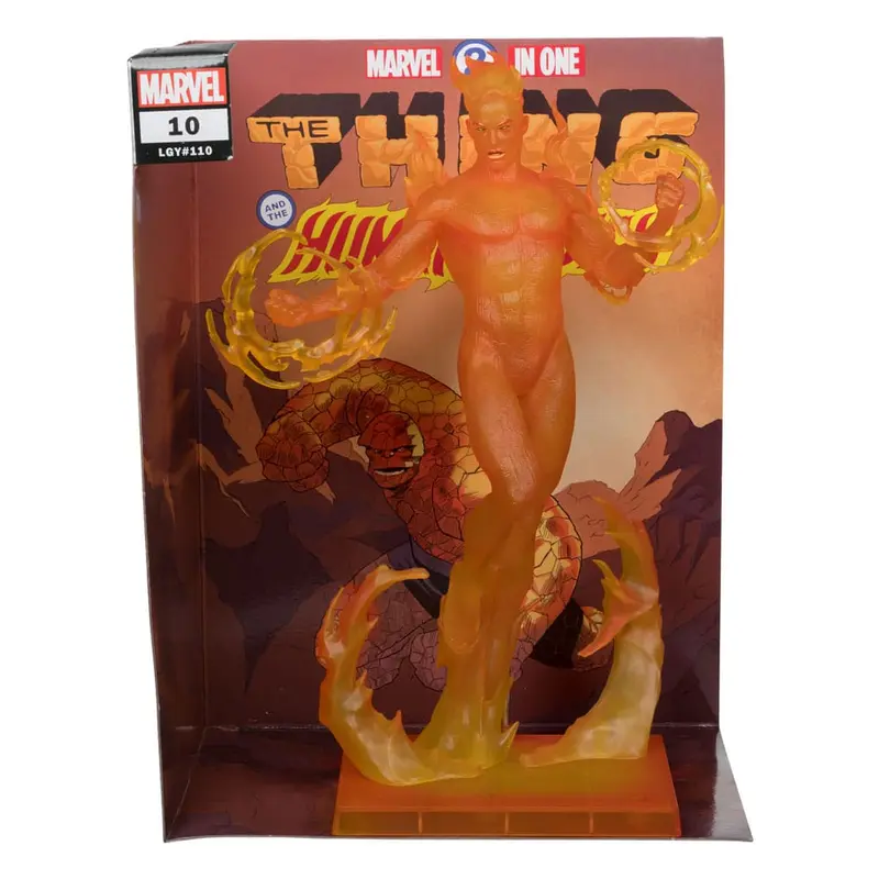 🧪 LAB | SU ORDINAZIONE Marvel Collection PVC Statue 1/6 Human Torch (Marvel 2 in 1 #10) 29 cm