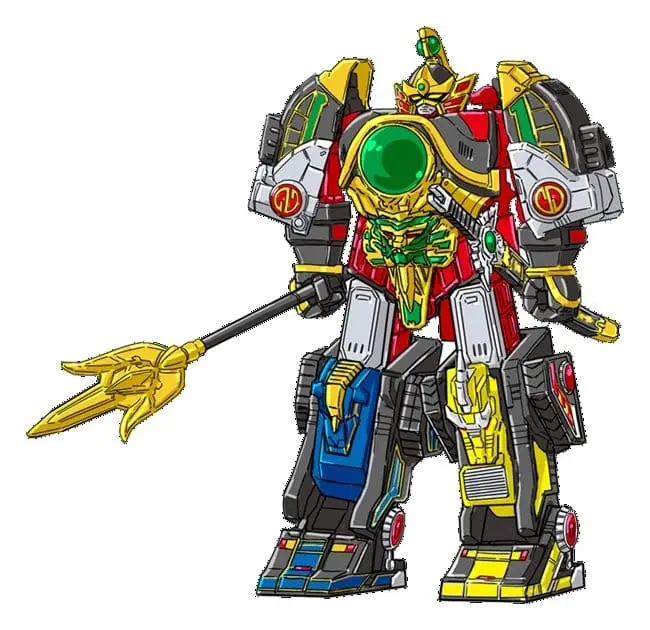 🧪 LAB | SU ORDINAZIONE Mighty Morphin Power Rangers Thunder Megazord with Mega Power Sword Action Figure 28 cm