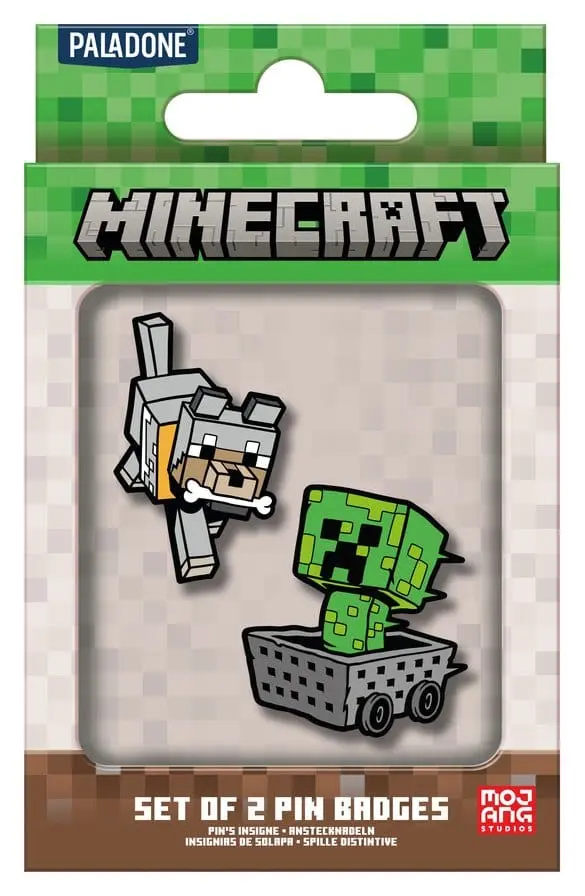 🧪 LAB | SU ORDINAZIONE Minecraft Pin Badge 2-Pack
