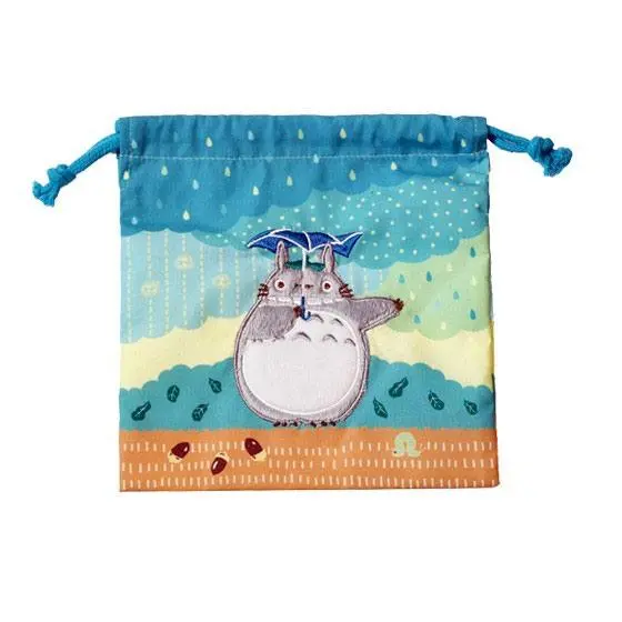 🧪 LAB | SU ORDINAZIONE My Neighbor Totoro Laundry Storage Bag Totoro under the rain 20 x 19 cm