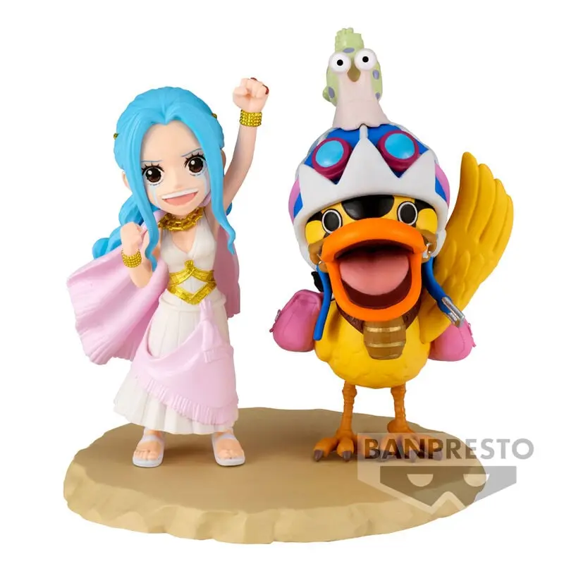 🧪 LAB | SU ORDINAZIONE One Piece world collectable Log Series Nefeltari Vivi & Karoo figure 7cm