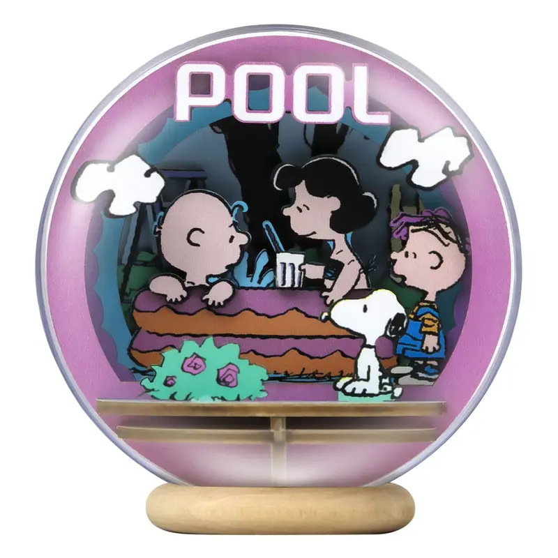🧪 LAB | SU ORDINAZIONE Peanuts Puremind Model Kit Wooden Theater Globe Cool Pool