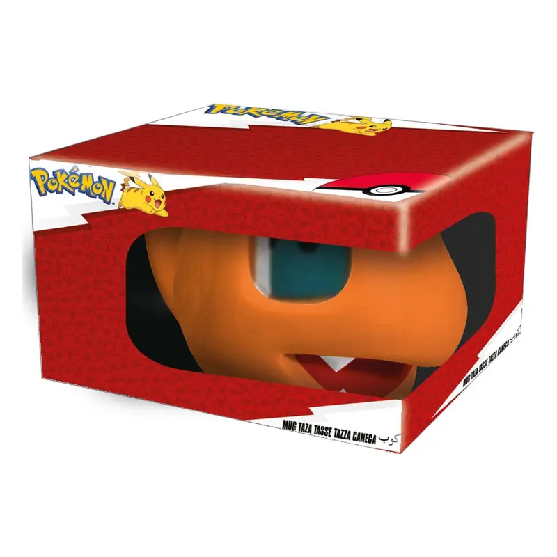 🧪 LAB | SU ORDINAZIONE Pokémon 3D Mug Charmander 385 ml