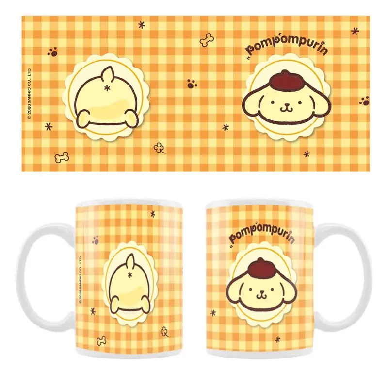 🧪 LAB | SU ORDINAZIONE Sanrio Mug Pompompurin Squishy Cute Purin 01