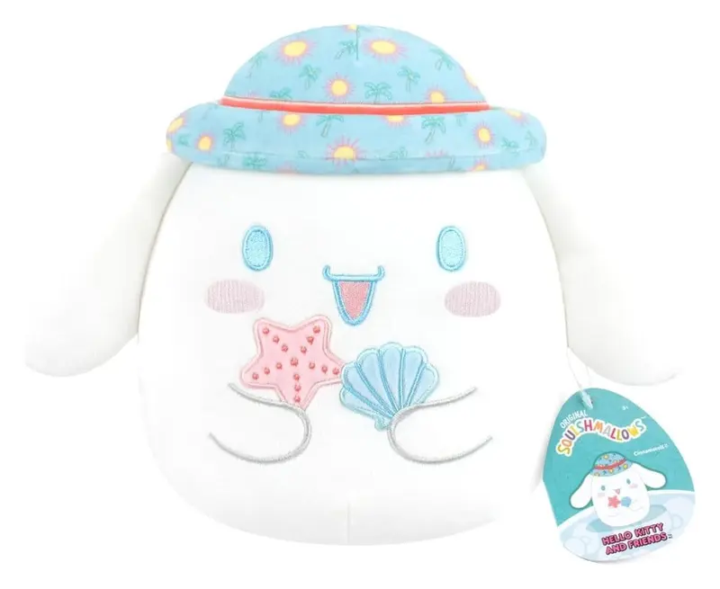 🧪 LAB | SU ORDINAZIONE Sanrio Squishmallow Plush Figure Hello Kitty and Friends Seize the Moment Cinnamoroll Hat 20 cm