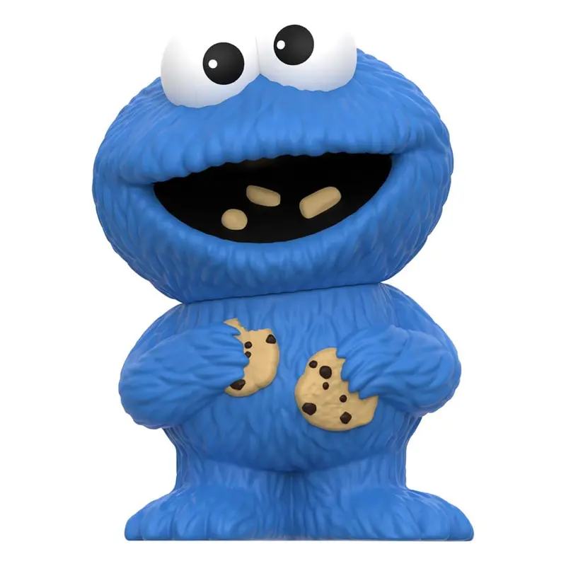 🧪 LAB | SU ORDINAZIONE Sesame Street FUN! FUN! Vinyl Action Figure Wave 02 Cookie Monster 13 cm