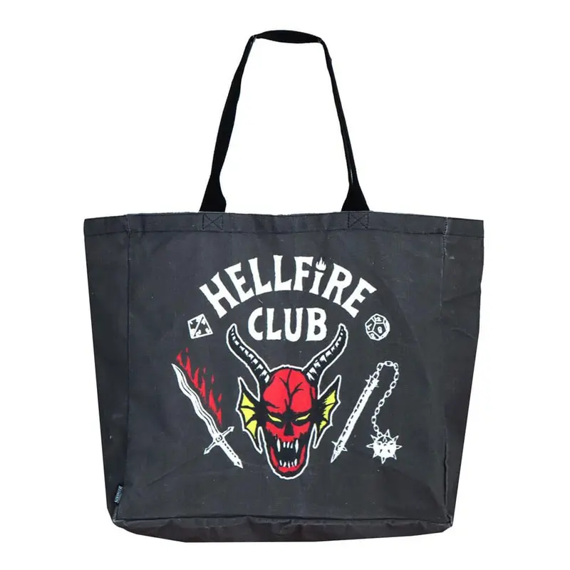 🧪 LAB | SU ORDINAZIONE Stranger Things Tote Bag Hellfire Club XL