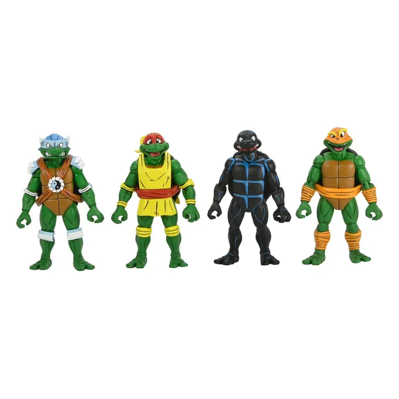 🧪 LAB | SU ORDINAZIONE Teenage Mutant Ninja Turtles (Archie Comics) Action Figures 4-Pack Stump Wrestling Turtles 18 cm