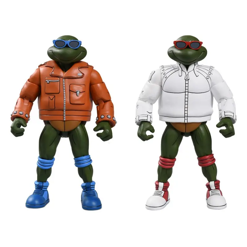 🧪 LAB | SU ORDINAZIONE Teenage Mutant Ninja Turtles (Cartoon) Action Figure Punk Leo and Punk Raph 2 Pack 18 cm
