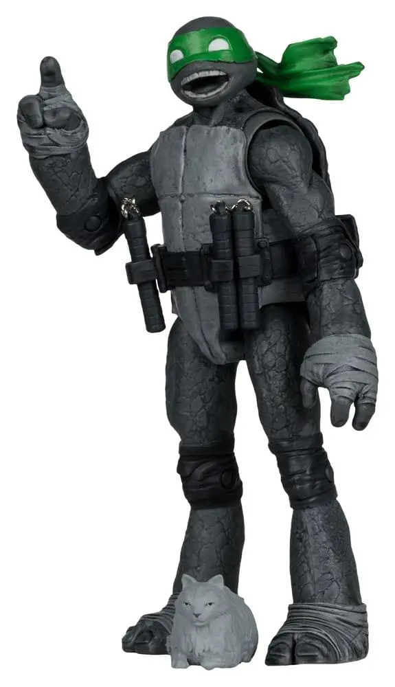 🧪 LAB | SU ORDINAZIONE Teenage Mutant Ninja Turtles Page Punchers Action Figure Michelangelo (Black White & Green) (Red Platinum Edition) 13 cm