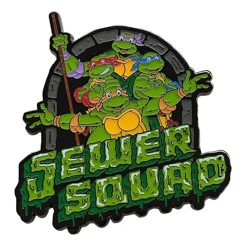 🧪 LAB | SU ORDINAZIONE Teenage Mutant Ninja Turtles Pin Badge 40th Anniversary Limited Edition