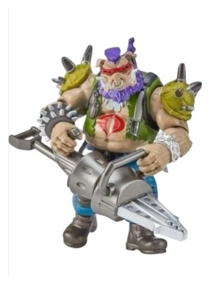 🧪 LAB | SU ORDINAZIONE Teenage Mutant Ninja Turtles x G.I. Joe Crossover Classics Action Figure Bebop x Dreadnok Ripper 12 cm