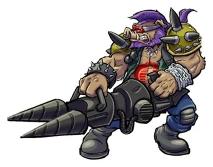🧪 LAB | SU ORDINAZIONE Teenage Mutant Ninja Turtles x G.I. Joe Crossover Classics Action Figure Rocksteady x Dreadnok Buzzer 12 cm