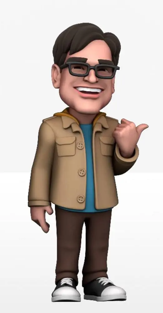 🧪 LAB | SU ORDINAZIONE The Big Bang Theory Minix Figure Leonard Hofstadter 12 cm