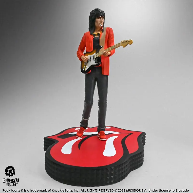 🧪 LAB | SU ORDINAZIONE The Rolling Stones Rock Iconz Statue Ronnie Wood (Tattoo You Tour 1981) 22 cm
