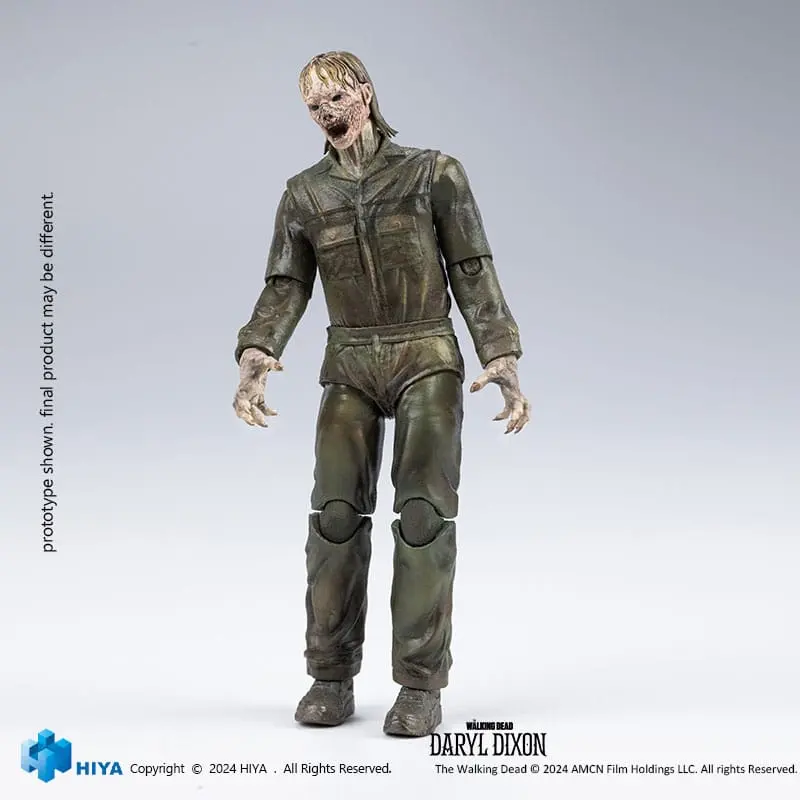 🧪 LAB | SU ORDINAZIONE The Walking Dead Exquisite Mini Action Figure 1/18 Daryl Dixon Dark Eyes Walker 11 cm