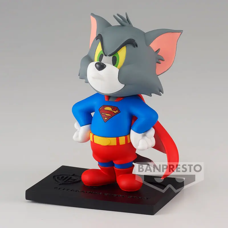 🧪 LAB | SU ORDINAZIONE Tom and Jerry 100th Anniversary Warner Bross Tom as Superman figure 8cm