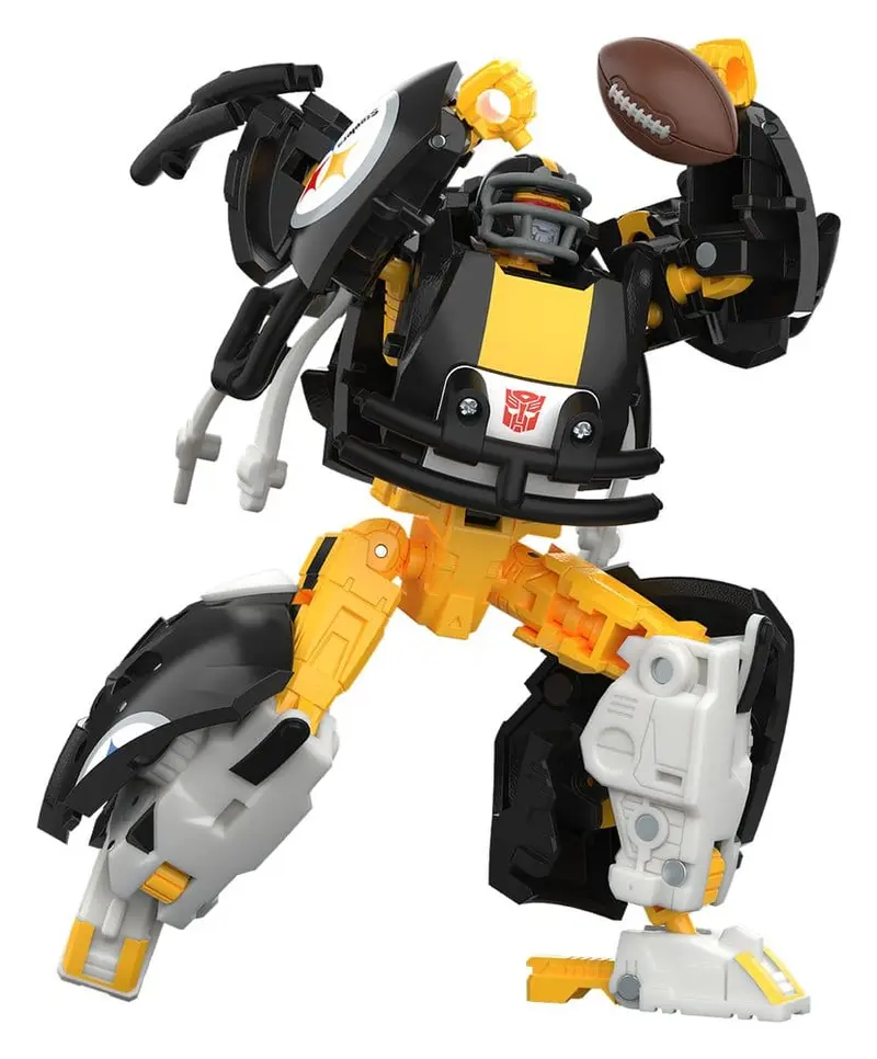 🧪 LAB | SU ORDINAZIONE Transformers x NFL Action Figure Pittsburgh Steelers