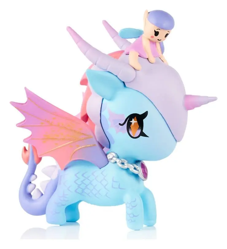 🧪 LAB | SU ORDINAZIONE Unicorno Window Box Figure Mystical Dragon Line Fairy Dragon 8 cm