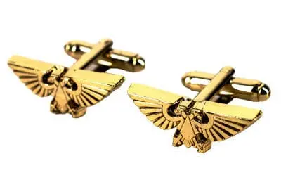 🧪 LAB | SU ORDINAZIONE Warhammer 40,000 Cufflinks Imperium