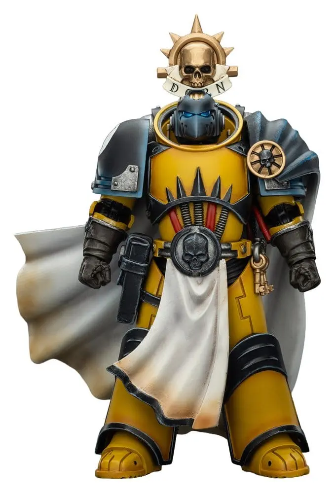 🧪 LAB | SU ORDINAZIONE Warhammer Imperial Fists Action Figure Librarian Consulwith Force Axe and Bolt Pistol 12 cm