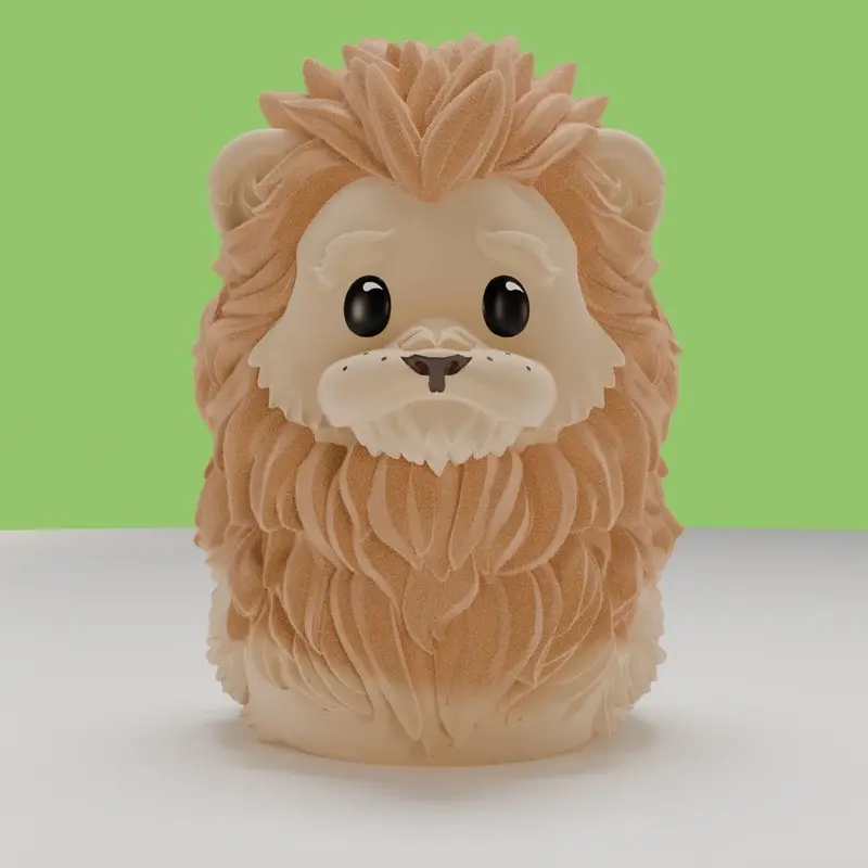 🧪 LAB | SU ORDINAZIONE Wicked Tubbz PVC Figure Cowardly Lion Boxed Edition 10 cm