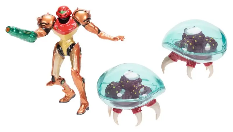 🧪 LAB | SU ORDINAZIONE World of Nintendo Metroid Mini Figure 3-Pack Samus Bounty Hunter 6 cm