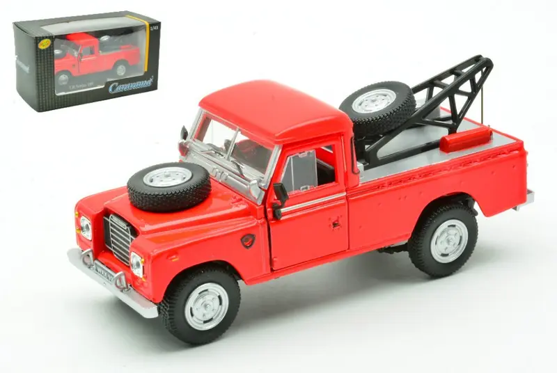 LAND ROVER SERIES 109 PICK UP TOW TRUCK RED 1