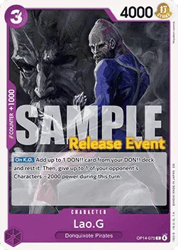 Lao.G (OP14-075) - Promos
