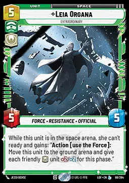 Leia Organa, Extraordinary - Leggende della Forza (Legendary) [LOF-098]