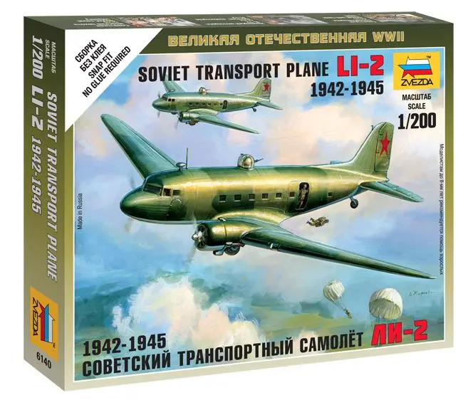 LI-2 SOVIET TRANSPORT PLANE WWII KIT 1