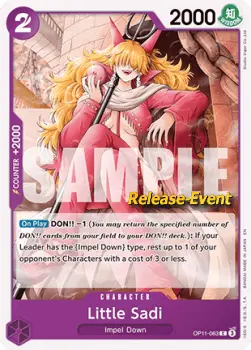 Little Sadi (OP11-063) - Promos