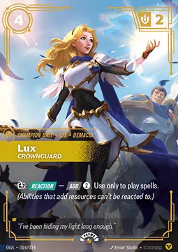 Lux, Crownguard - Origins