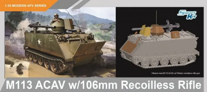 M113 ACAV W/106mm RECOILLES RIFLE KIT 1