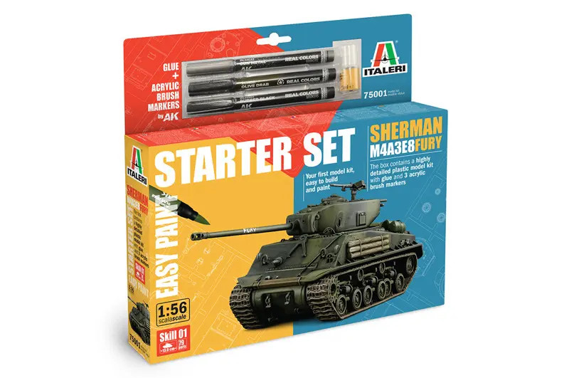 M4A3E8 SHERMAN FURY MODEL SET KIT 1