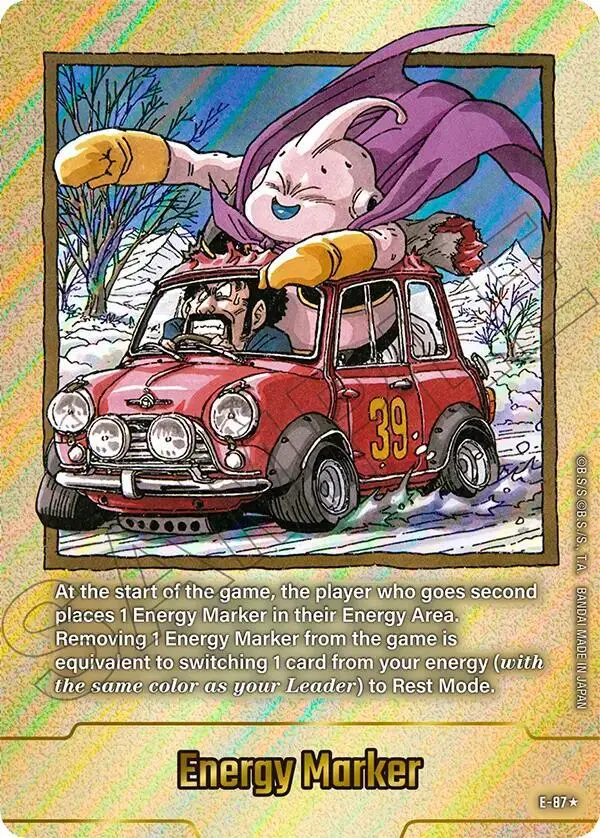 "Majinbuu & Mr Satan" Energy Marker E-87 [ Inglese / Giapponese ]