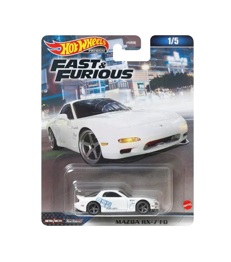 Mazda RX-7 FD Fast & Furious - Hot Wheels Premium - Scala 1/64