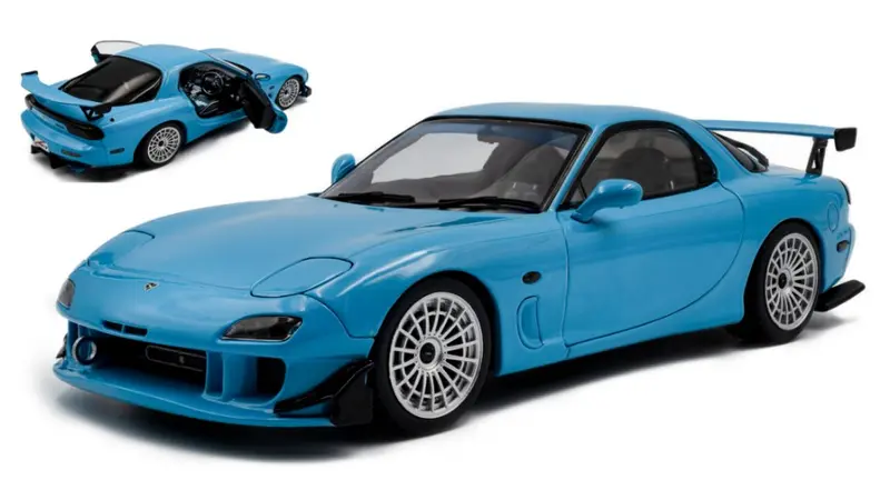 MAZDA RX7 FD3RS SOLIDO WORKS 1999 BLUE 1