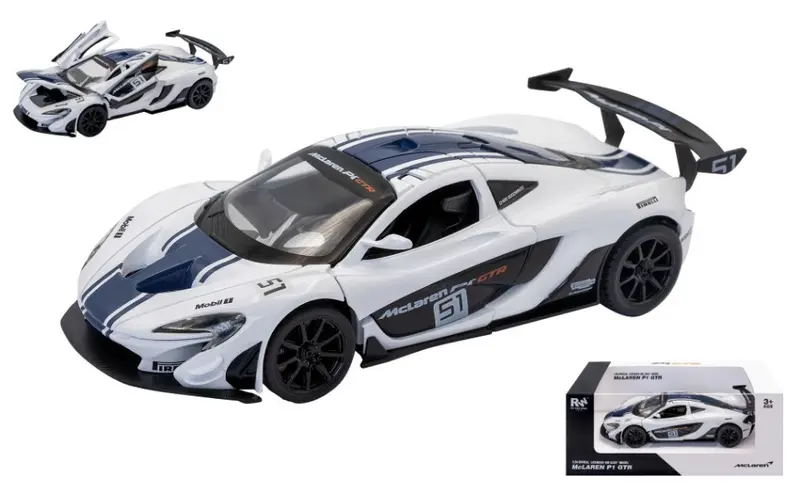 MC LAREN P1 GTR N.51 WHITE 1