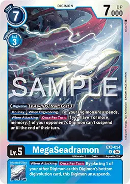 MegaSeadramon (EX8-024) - Chain of Liberation (Rare) [EX-08-024]