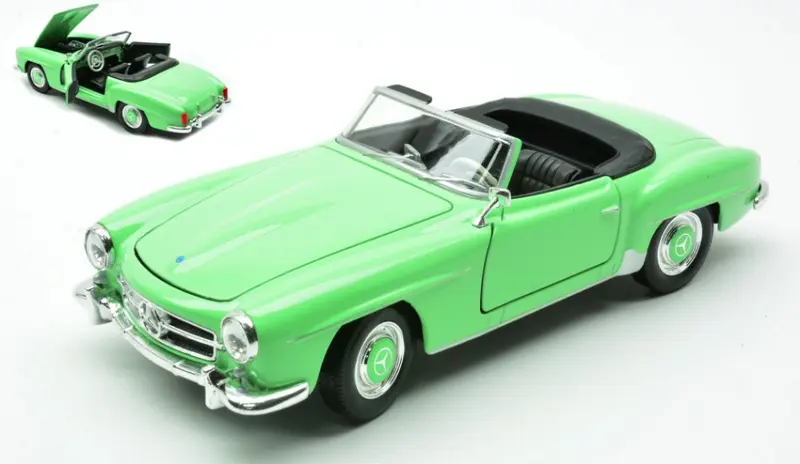 MERCEDES 190 SL 1955 LIGHT GREEN 1