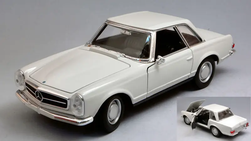 MERCEDES 230 SL (W113) WHITE 1