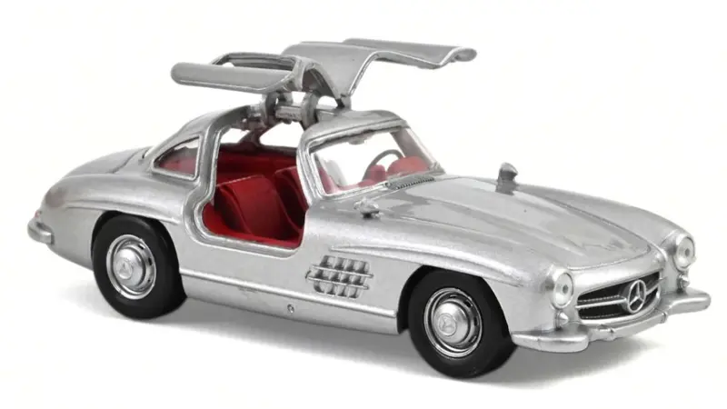 MERCEDES 300 SL 1954 GREY METALLIC JET-CAR 1