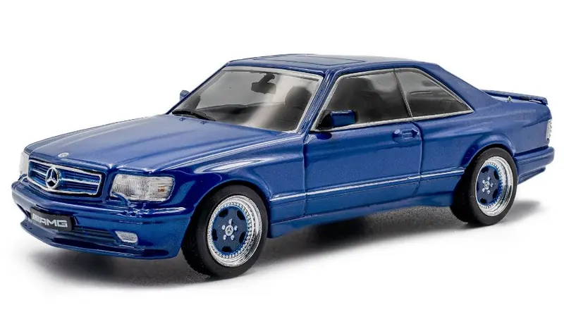 MERCEDES 560 SEC AMGWIDEBODY 1990 LINARITE BLUE PEARL 1