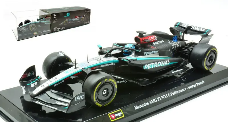 MERCEDES AMG W15 N.63 2024 GEROGE RUSSELL SIGNATURE 1