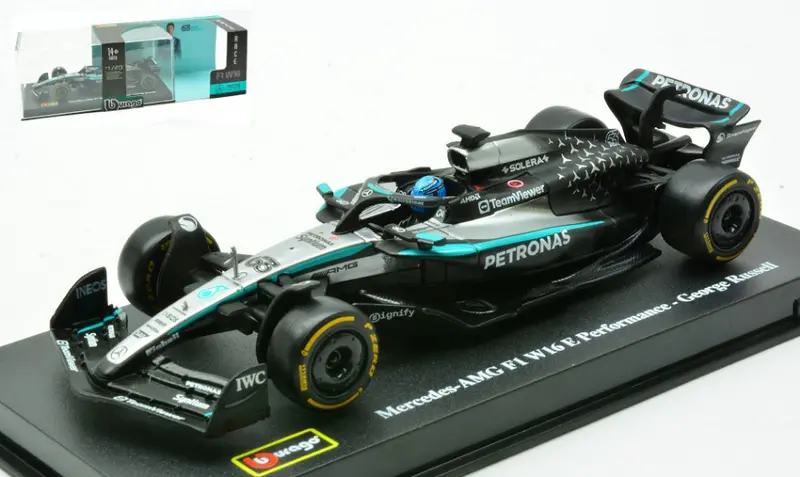 MERCEDES AMG W16 N.63 2025 GEORGE RUSSELL SIGNATURE 1